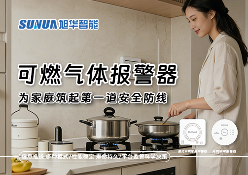 可燃气体报警器，为家庭筑起第一道安全防线！