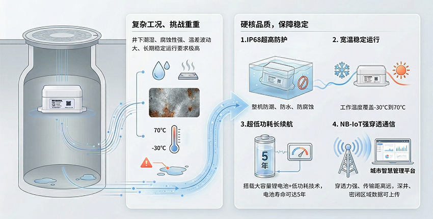 智能井盖监测仪